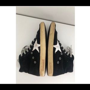 Golden goose francy trainer size 38 black with white star